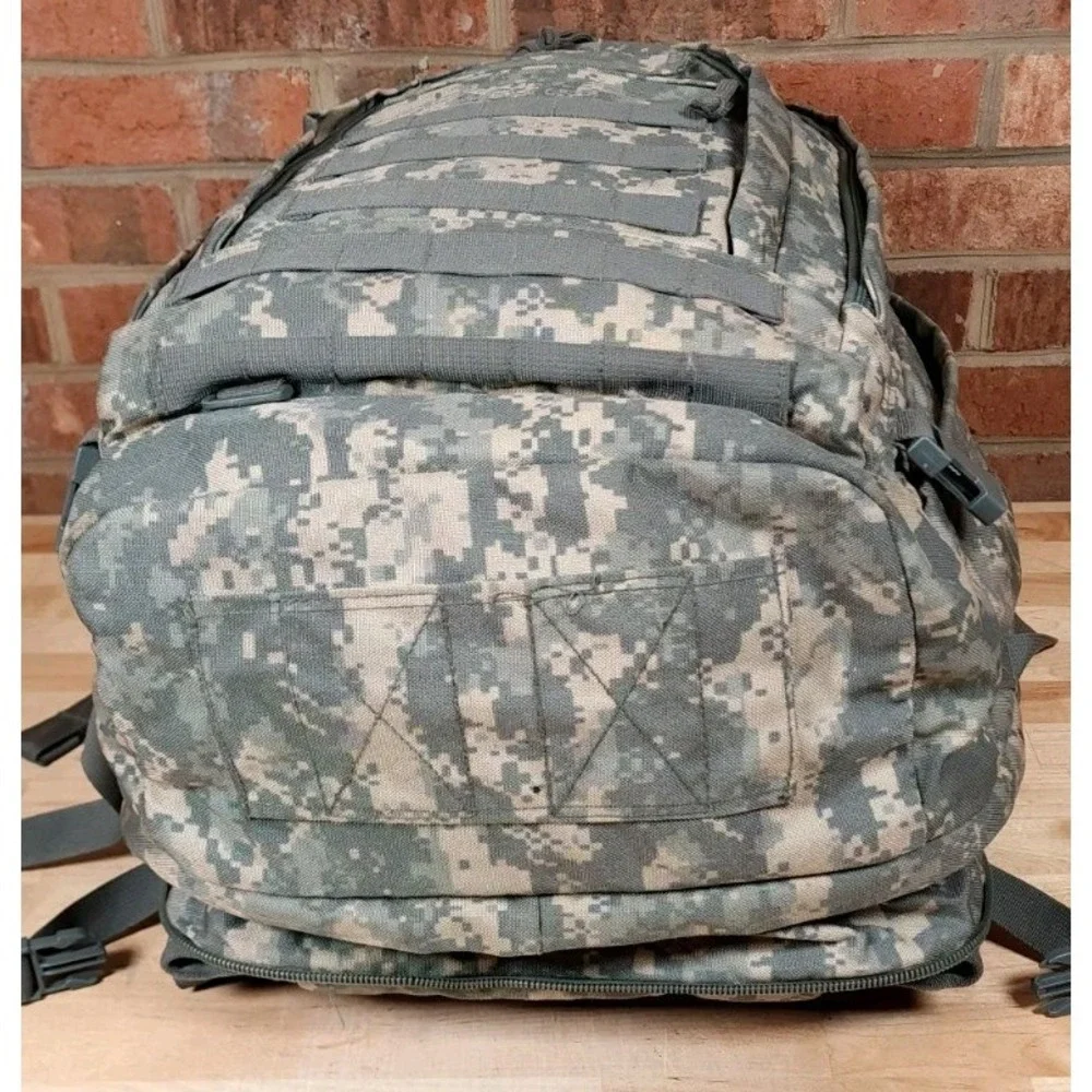 Bugout Gear ACU Camo Convertible Backpack Travel Green Digicam Bag